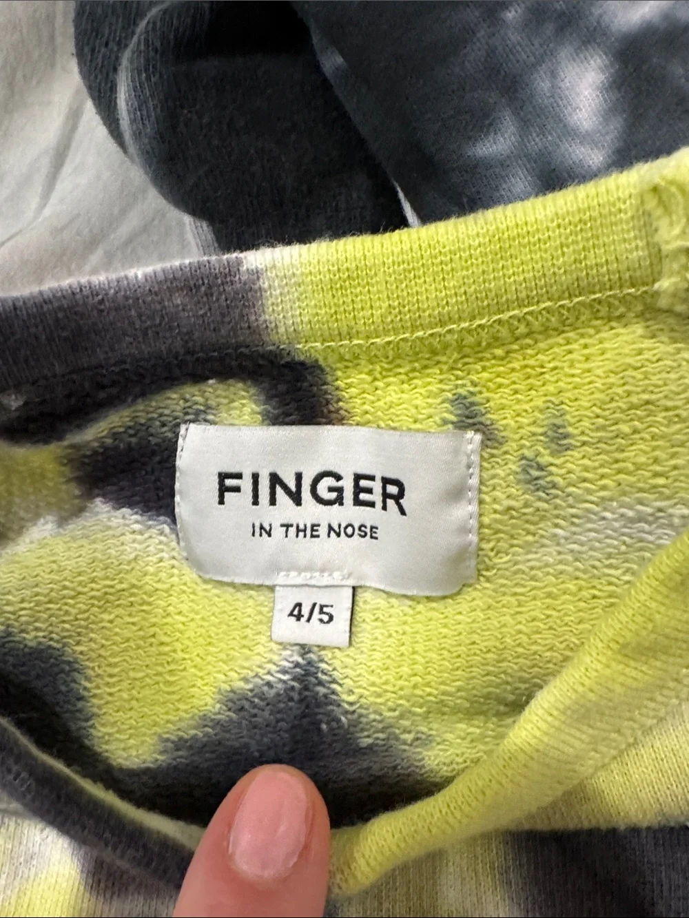 Finger In The Nose soft knit